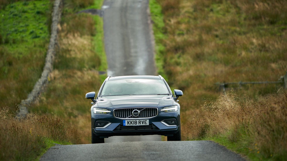 Volvo review: volvo driving front